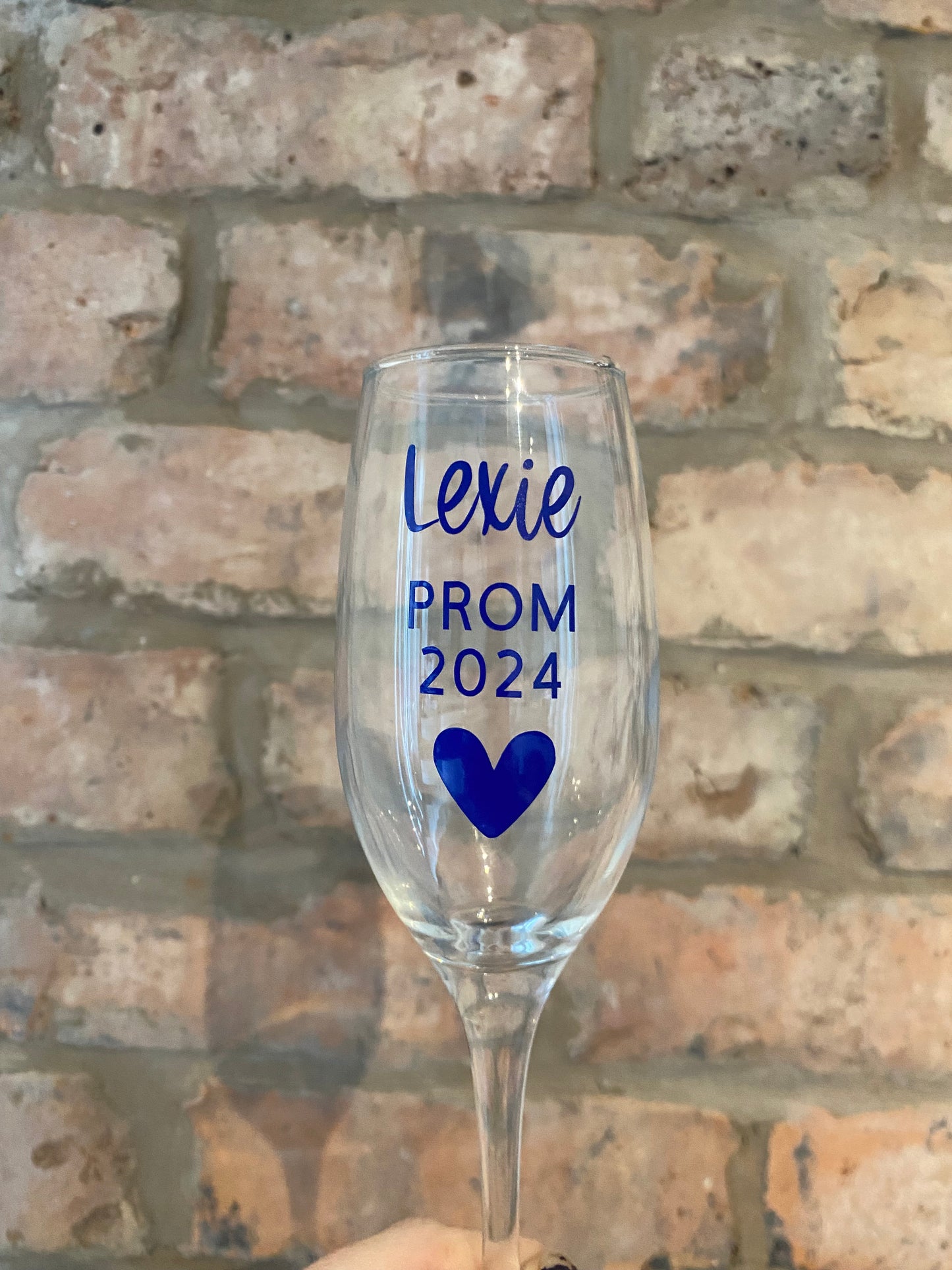 Personalised Prom Glass