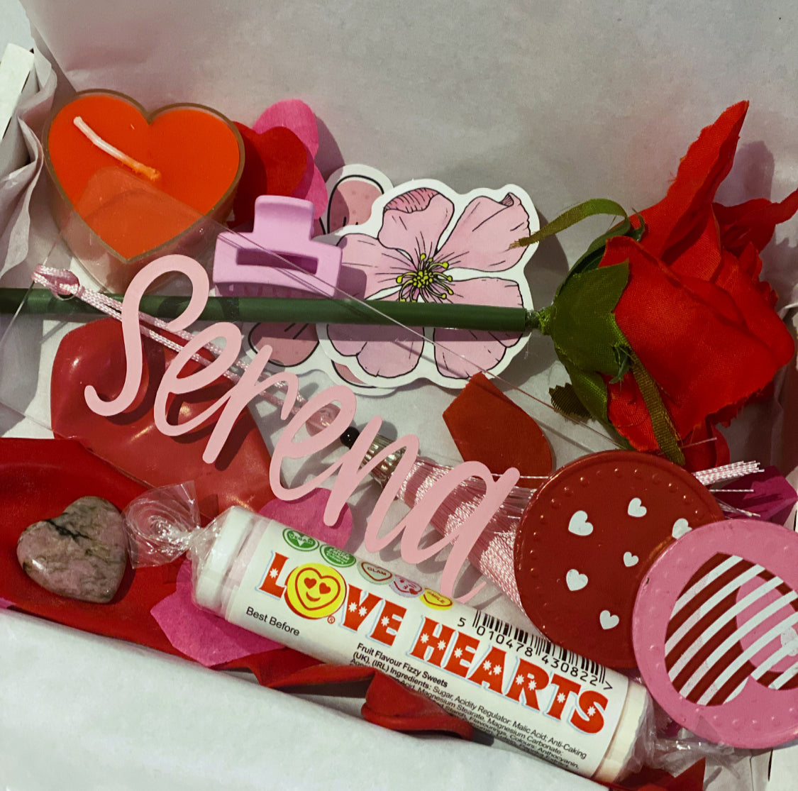 MYSTERY MINI VALENTINES GIFT BOX WITH BOOKMARK