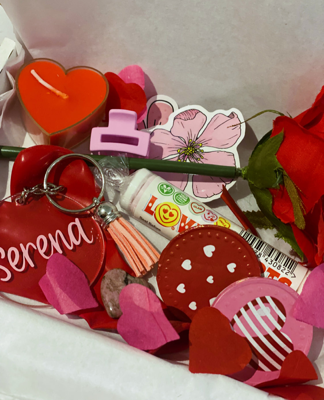 MYSTERY MINI VALENTINES GIFT BOX WITH KEY RING