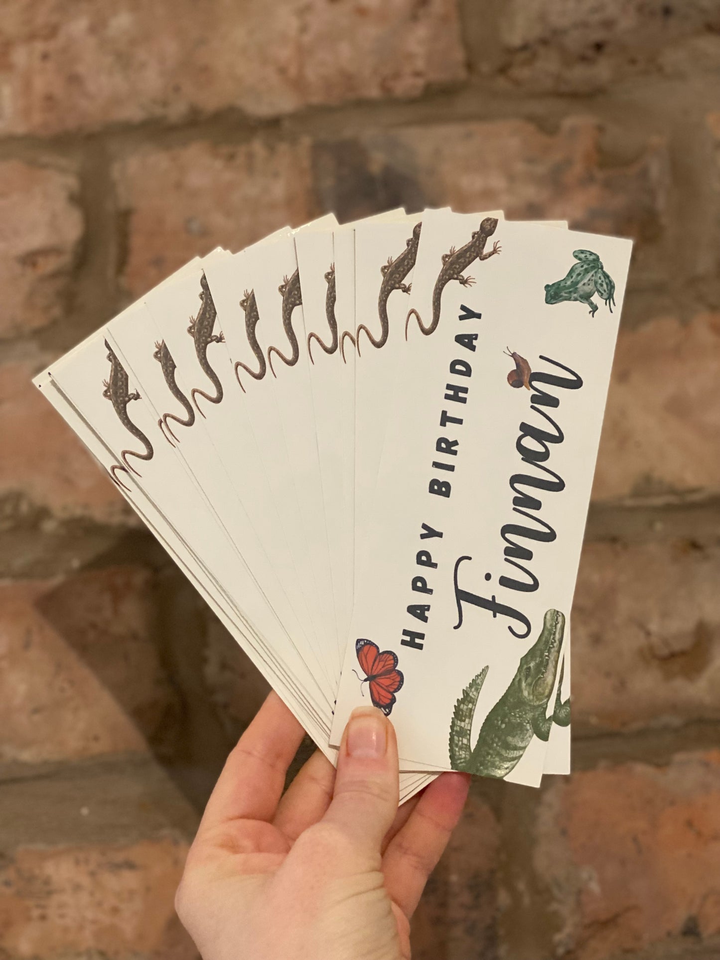 PERSONALISED WATER BOTTLE STICKERS (X5 PER PACK)