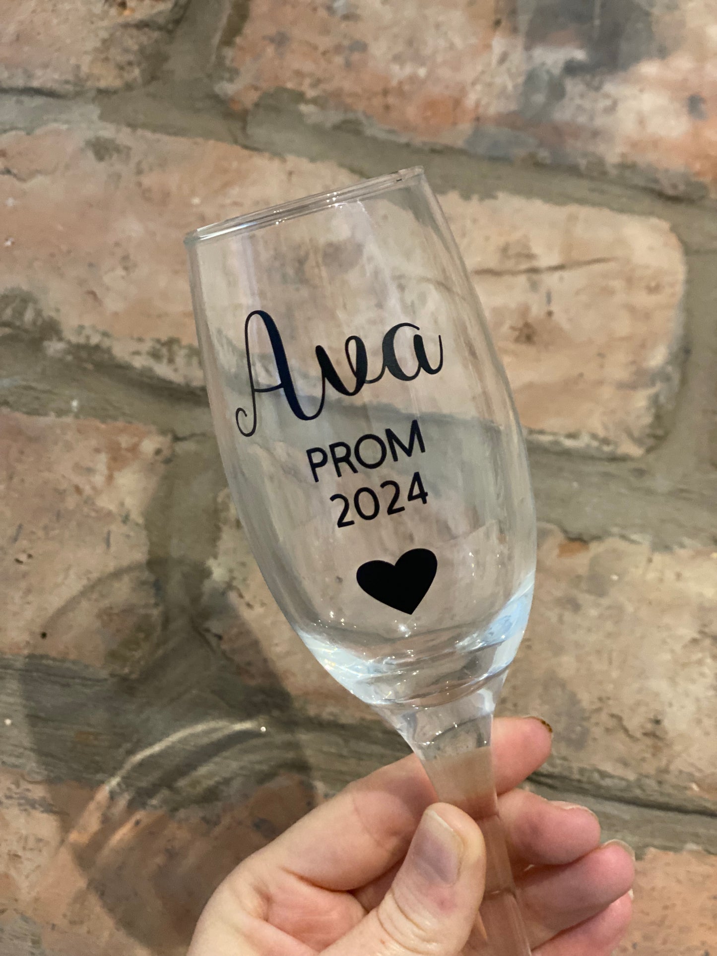 Personalised Prom Glass