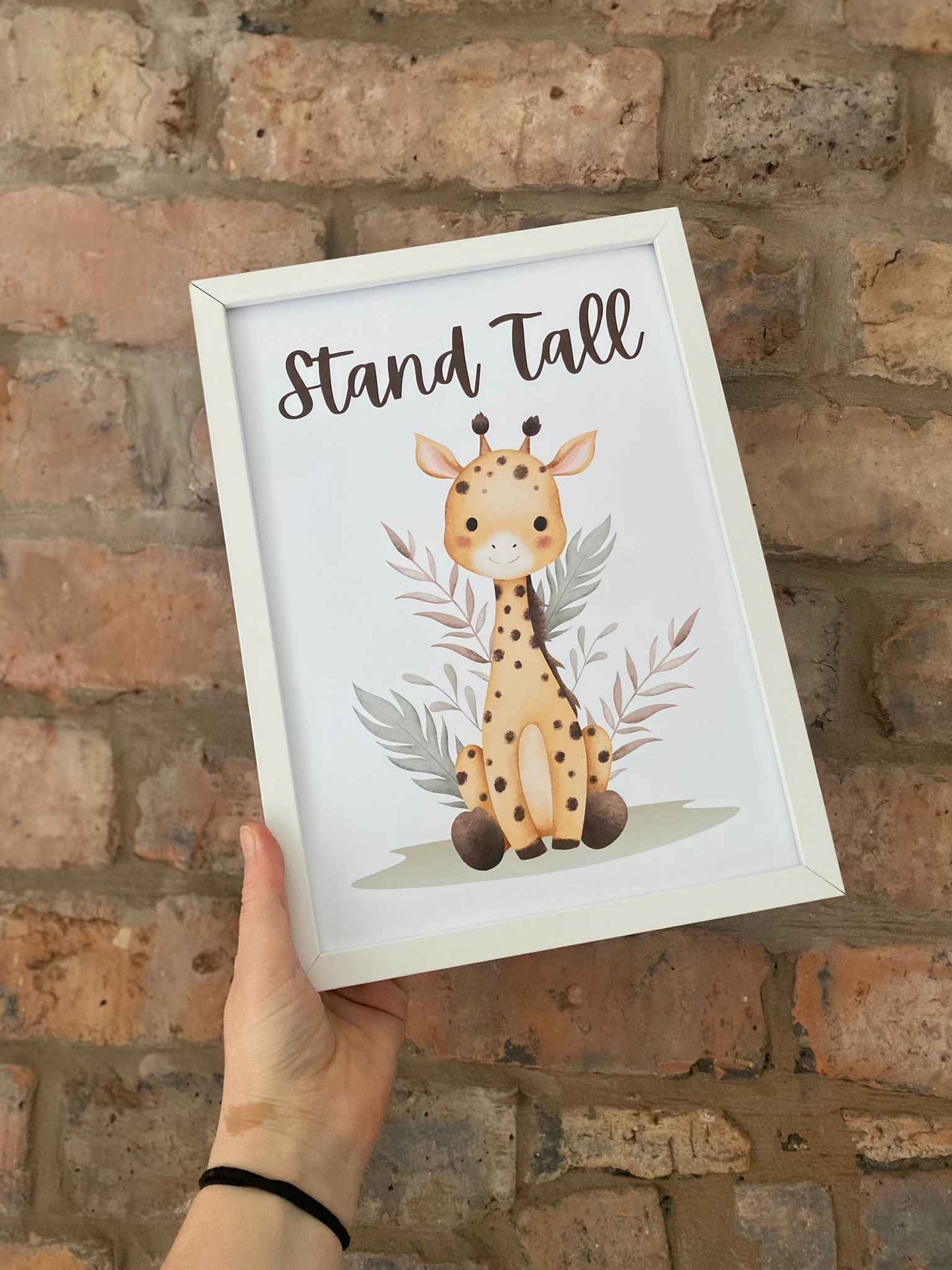 Stand Tall Giraffe Print