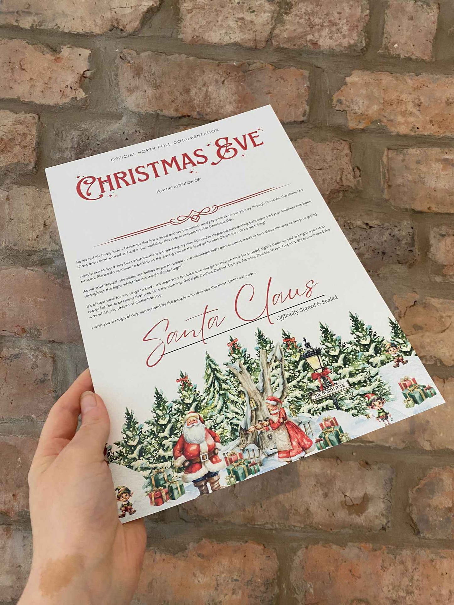 Christmas Eve Letter