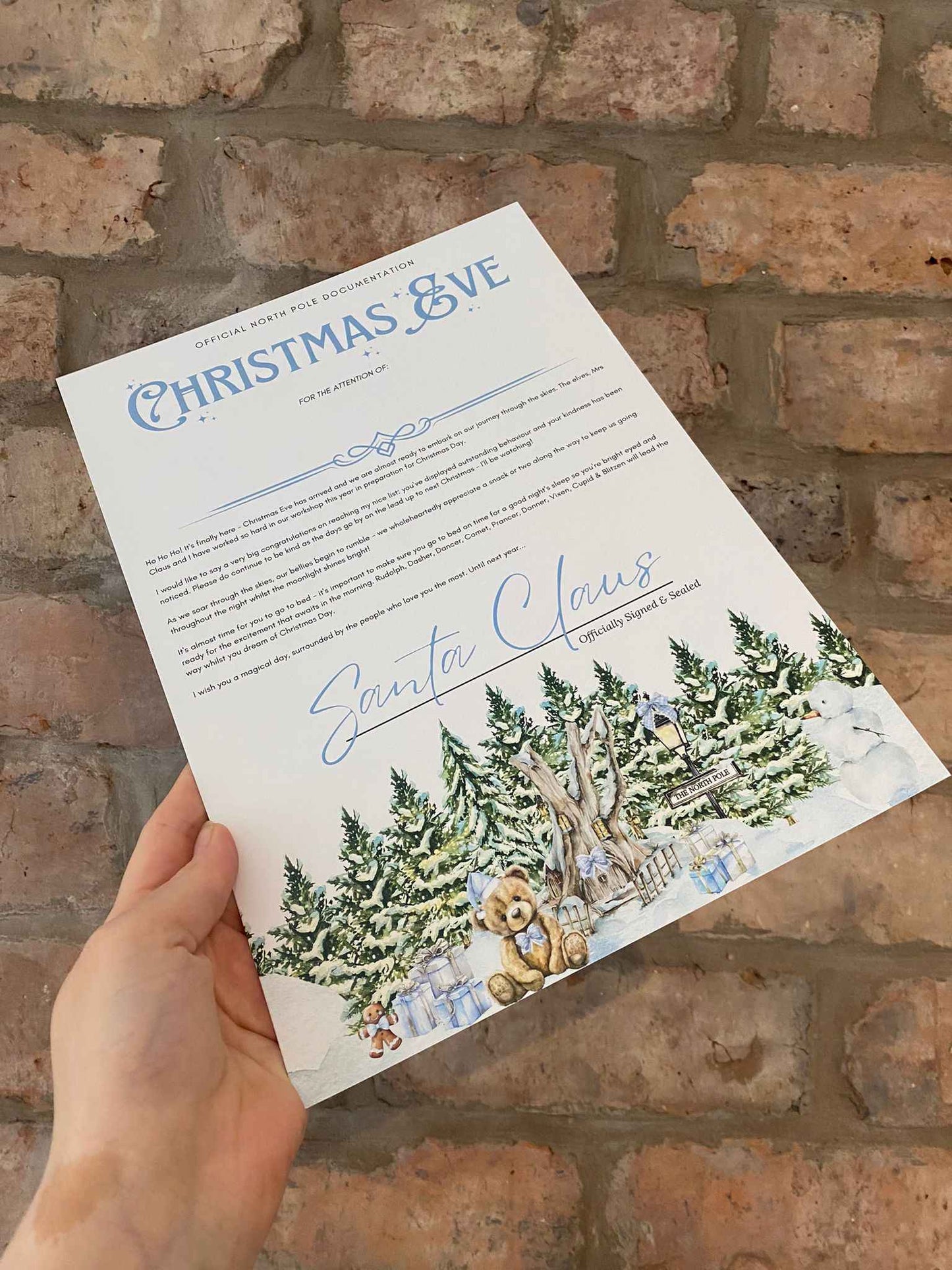 Christmas Eve Letter