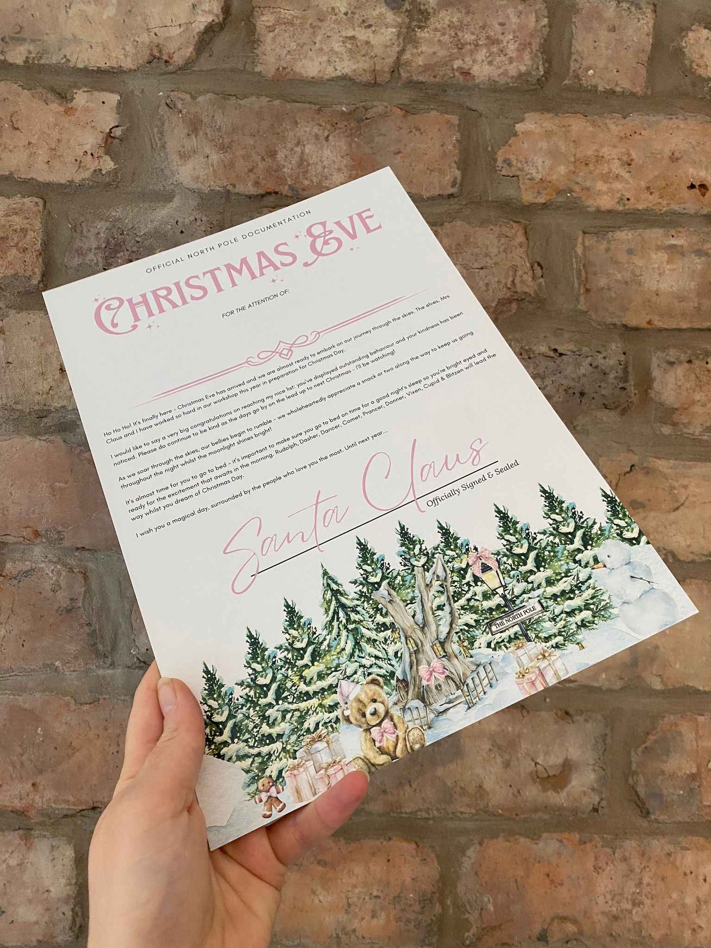 Christmas Eve Letter