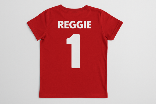 NAME & NUMBER T-SHIRT (KIDS)
