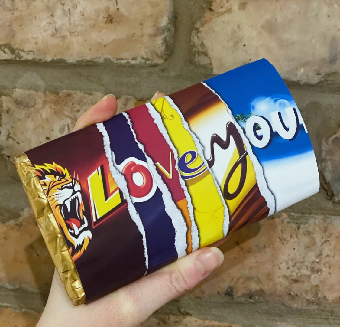LOVE YOU CHOCOLATE WRAP (WITH CHOCOLATE)