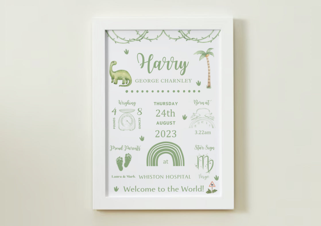 CUSTOM NEW BORN PRINT