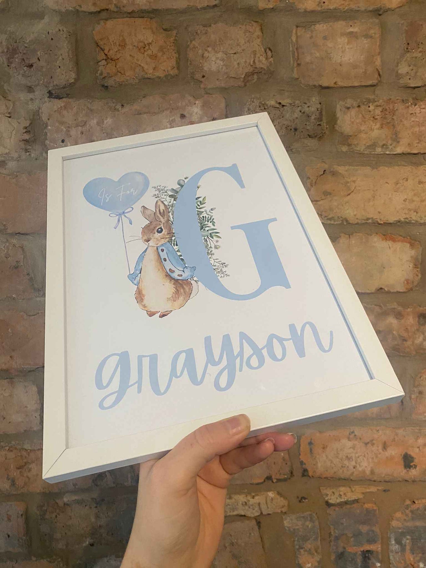 Personalised Bunny Print