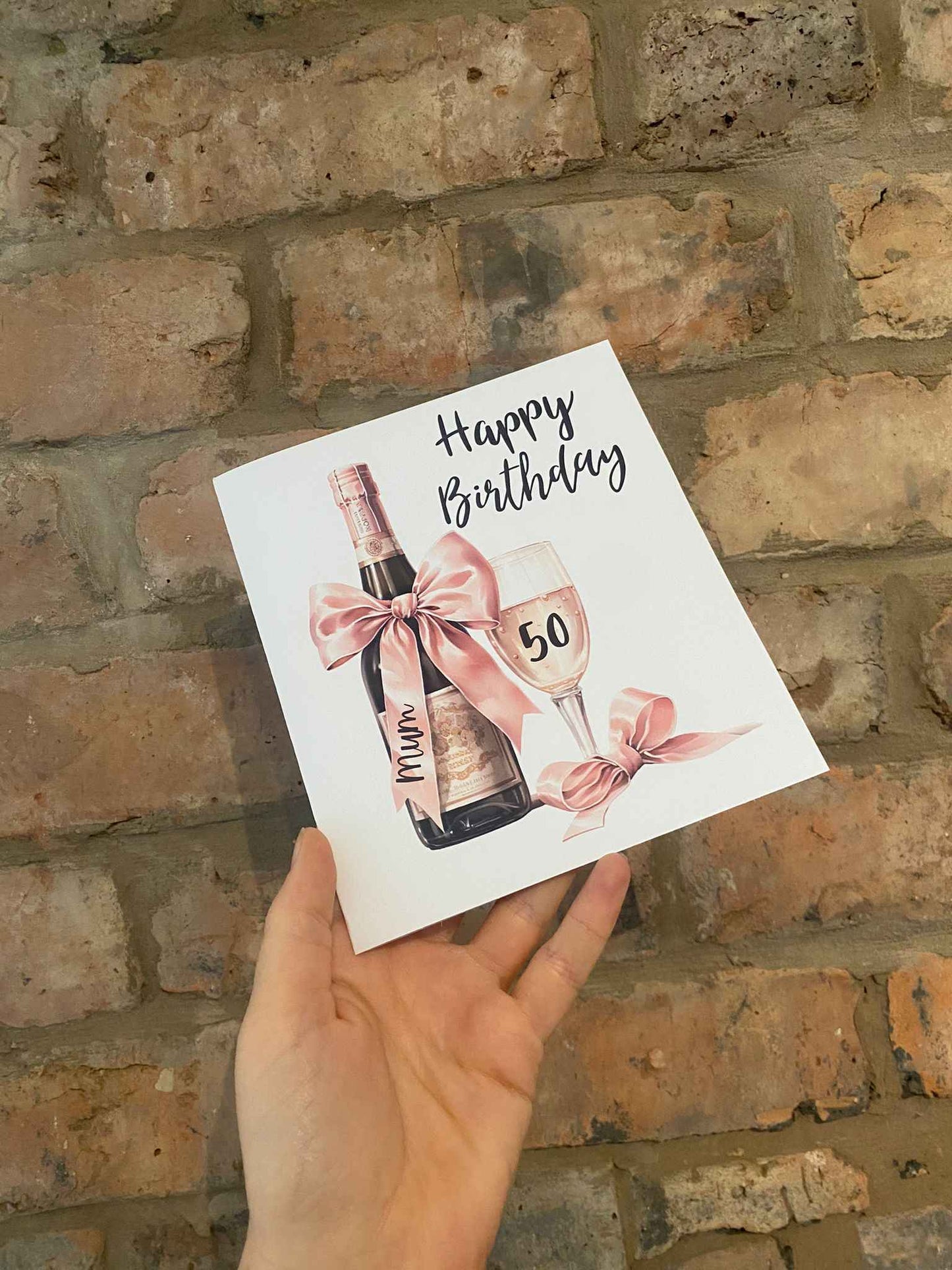 Mum 50th Birthday Card